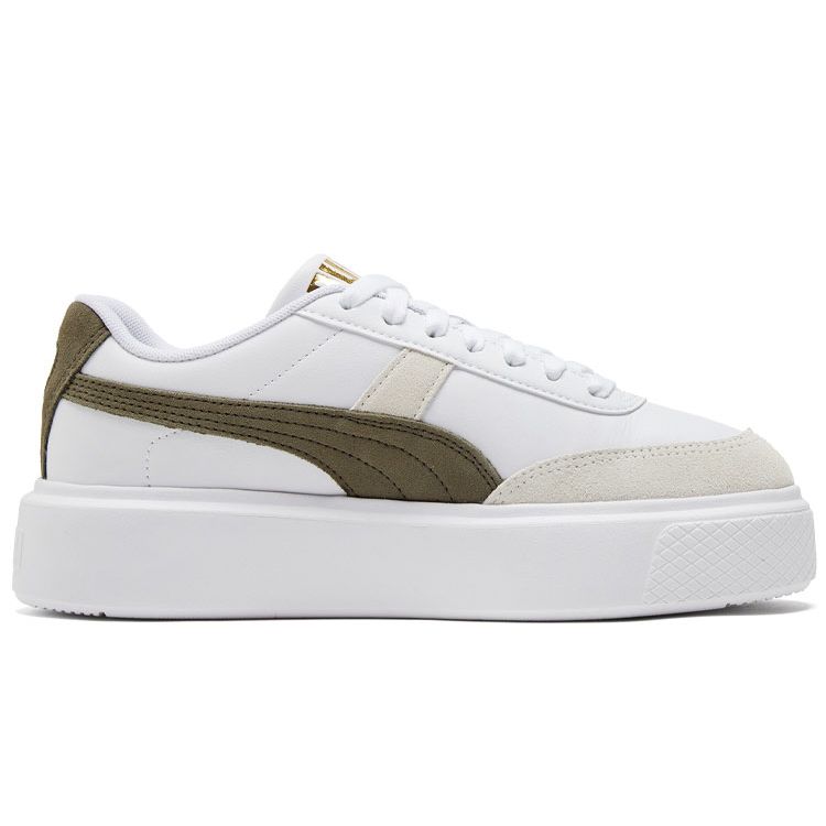 Puma Oslo Maya Archive Low Top Sneakers Women Sneakers White Green 375057-03