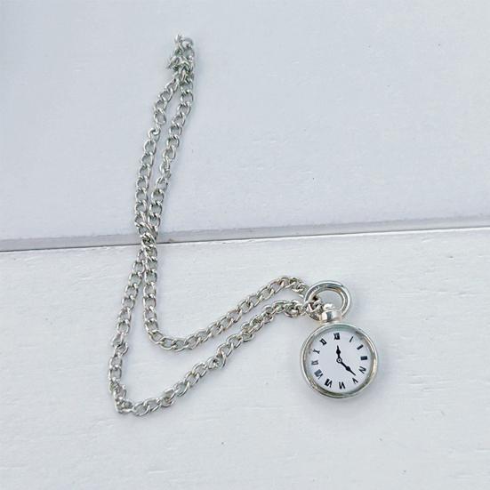 Mini Pocket Watch Exquisite Workmanship Vintage Realistic Dollhouse Pocket Watch Model Doll House Accessories