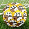 We Bare Bears Theme Size 5 Soccer Ball, Suitable for Both Indoor and Outdoor Matches, a Gift Suitable for Everyone.