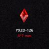1440 Glass Flat-Bottomed Diamonds, Big Red Special-Shaped Nail Art Diamonds, Diy Wearing Nail Accessories, Materials, Special-Shaped Diamonds