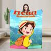 Heidi, Girl of the Alps  Blanket Quality Warm Soft  Throw Blanket Autumn Airplane Travel Bedroom Print Bedspread