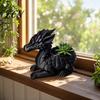 3D Printed Planter Pot Dragon Pot, Mini Succulents Herb Plants Flower Indoor Outdoor Container, Home Balcony Desktop Decoration
