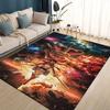 3D Attack On Titan Cartoon Eren Mikasa Anime Carpet Rug for Living Room Bedroom Home Sofa Decoration,kid Play Non-slip Floor Mat