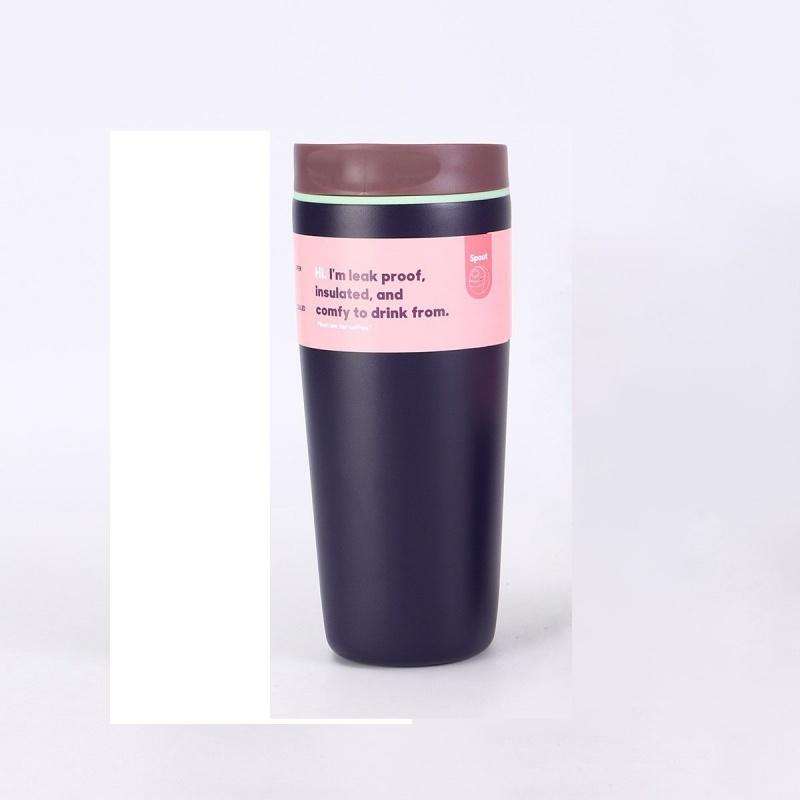 12/20oz Cană Termos din Oțel Inoxidabil Cană de Cafea Modă Simplă Cană de Cafea pentru Bărbați și Femei Cană Portabilă pentru Sporturi în Aer Liber Cănile Cuplurilor
