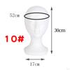 Mannequin Head, Hair Glasses Hat Display Holder, Manikin Hairpiece Stand, for Barbershop,