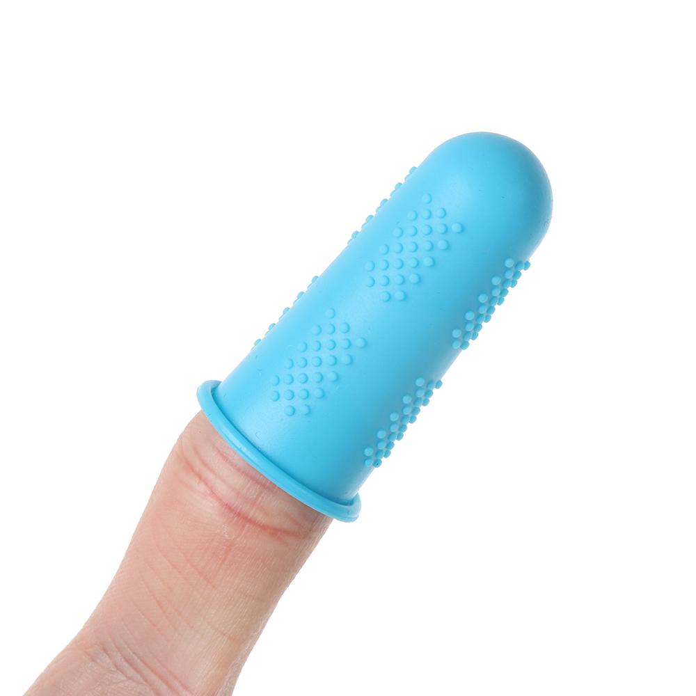5pcs Craft Thimble Heat Insulation Guard Caps Silicone Finger Cover Non-slip Finger protector