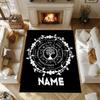 Warner (12) Customize Your Name Rug, Office Chair Cushion, Home Bedroom Living Room Gift.