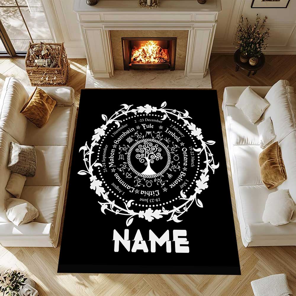 Warner (12) Customize Your Name Rug, Office Chair Cushion, Home Bedroom Living Room Gift.