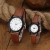 Minimalist Quartz Watch Round Dial Classic Wristwatches Casual Couples Watch for Men