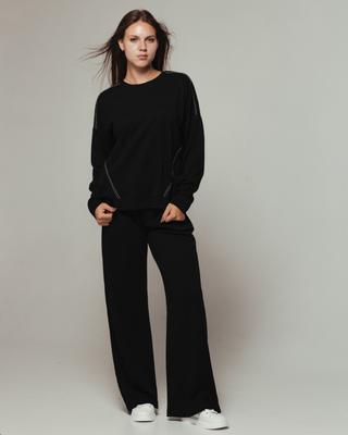 Damenanzug Butella 16158 M schwarz (Jacke, Hose)