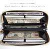 Gold Diamond Python Long Wallet YKK Wallet Gold Snakeskin Snake Python Genuine Leather Round Zip Round Zipper Long Wallet Large Large Capacity Flashy