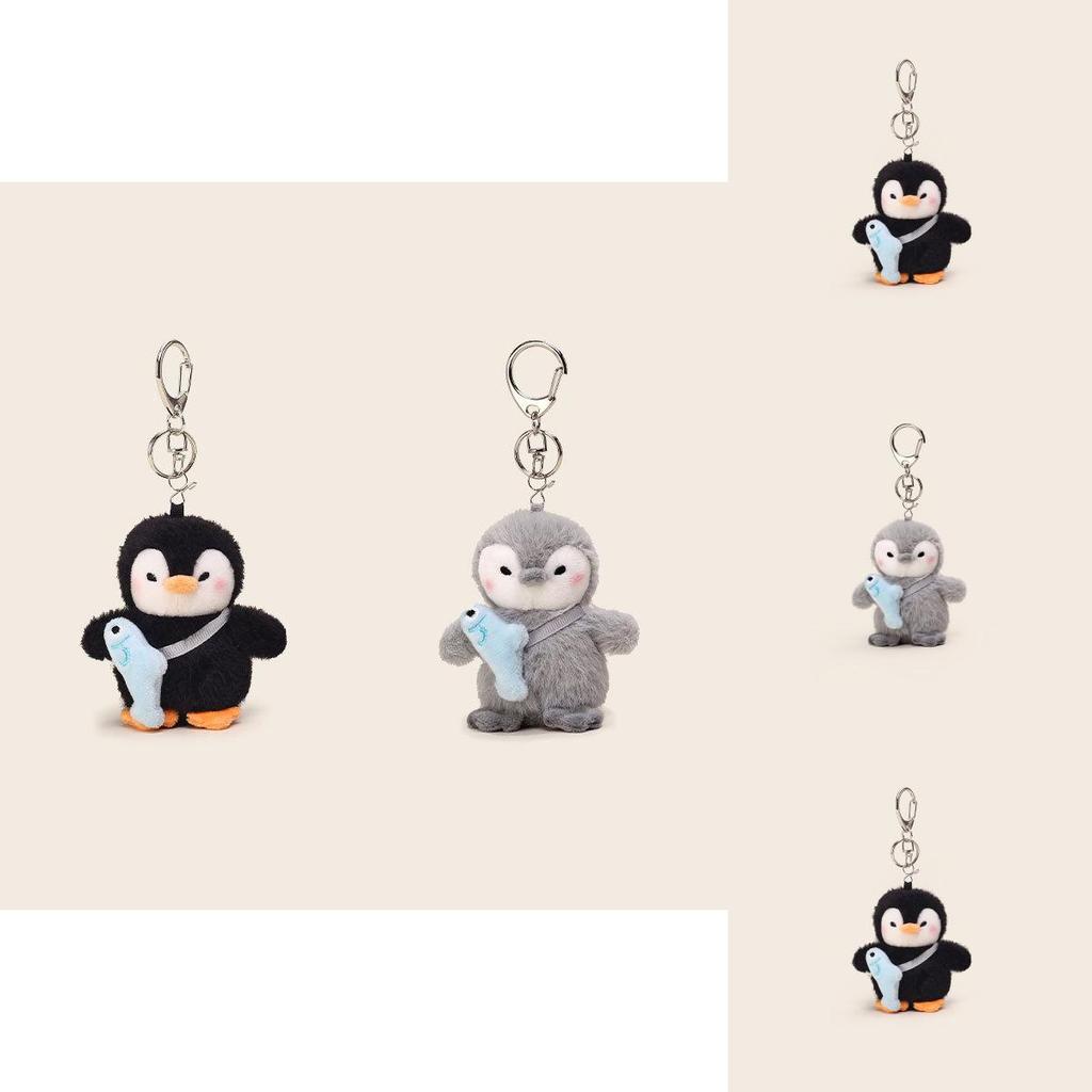 Plush Penguin Keychain With Cartoon Style For Bag Charm And Gift Idea