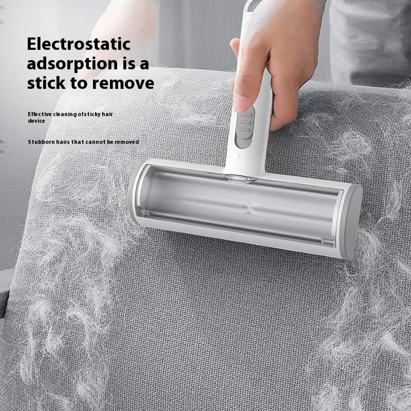 Cat Dog Hair Cleaning Bed Push-Pull Hair Remover Sticky Pet Hair Suction Cat Hair Scraper Large Capacity Washable Pet Tool