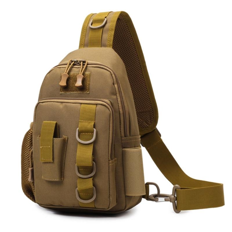 Fishing Slings Pack Fishing Tackle Storage Bag Chest Pack Single Shoulder Bags for Outdoor Fishing Hiking Hunting