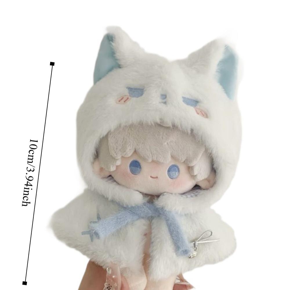 Plush Cloak 10Cm Cotton Doll Clothes Dress Up Cute 20Cm Doll Clothes Outfit Blue Suit Doll Clothes Set Doll Accessories
