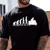 Motorbike Evolution TShirt Funny Biker Gift Superbike Motorcycle 100 Cotton ONeck T Shirt Short Sleeve Casual Top