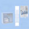 120sheet Simplicity Journal Memo Pad Creative Candy Color Tearable Sticky Note Blank Horizontal Line Note Pad Student Supplies