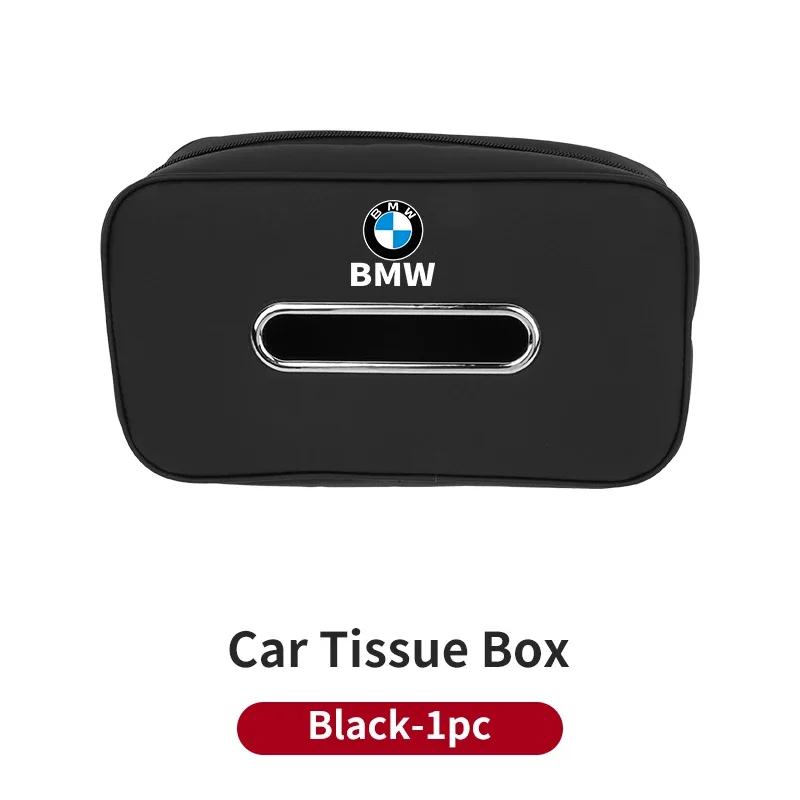 New Car Seatback Tissue Box Armrest Paper Napkin Storage Bag Accessories For BMW E90 E60 E46 E39 F30 F10 E87 X3 X4 X5 X1 G3
