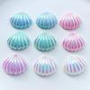 10 Beautiful AB Color Resin Shell with Holes Rhinestone Diy Jewelry Bracelet Body Code Keychain Earrings Decorative Accessories