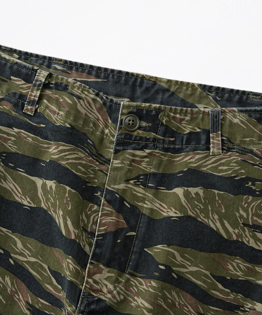 OUTSTANDING Tds Tiger Camo Military Shorts_Tiger Camo