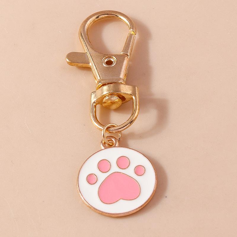 Aihua Cute Enamel Puppy Cats Keychain for Women Girls BFF Bestfriends Handbag Pendant Birthday Jewelry Gifts