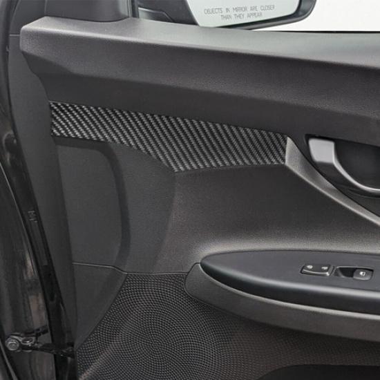 Carbon Fiber Interior Passenger Side Door Panel Cover Trim For Hyundai Veloster