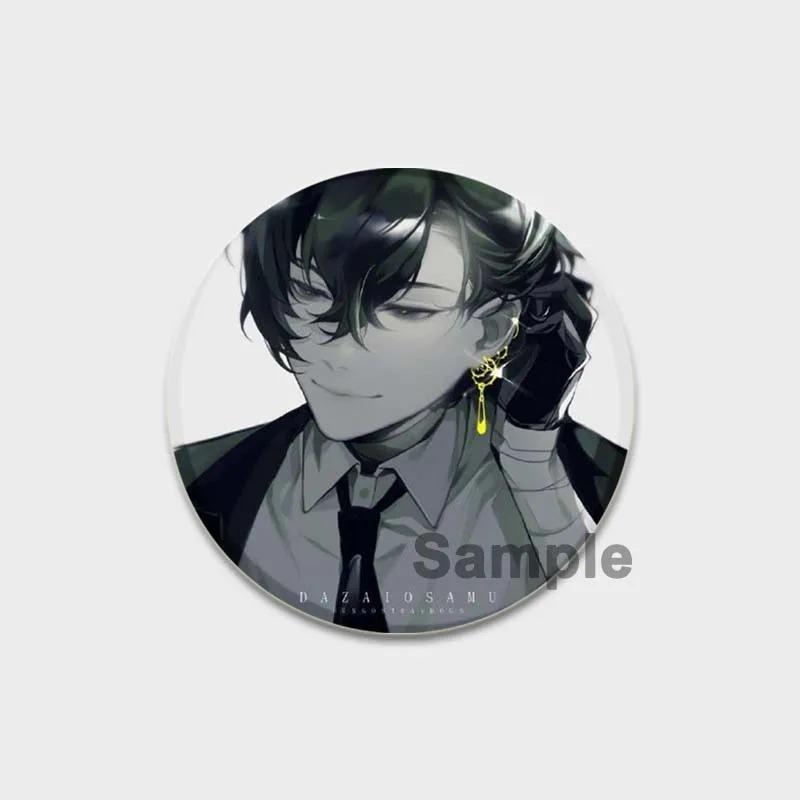 32/44/58MM Anime Lapel Pins, Cute Cartoon Brooches, Badge for Bag Hat, Jewelry Gifts, Nakajima Dazai Osamu Nakahara Chuya
