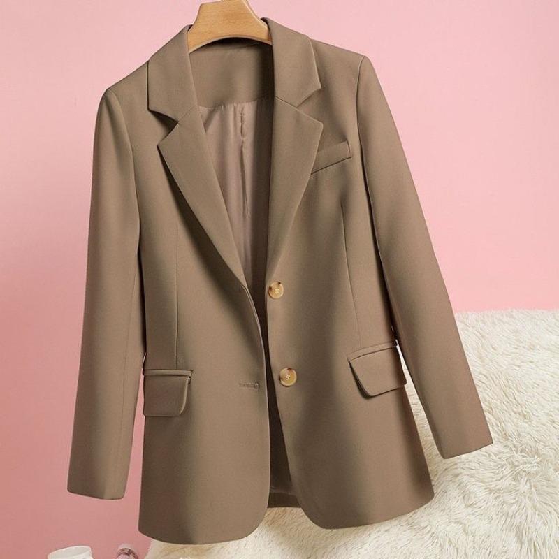 New Spring and Autumn Fashion Casual Versatile High-end Design Temperament Women's Single-breasted Small Suit Women