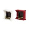 Realistic Fireplaces Miniature Display Zakka Role Play and Display for Dollhouses Enthusiasts, 1/12 Scale Home Scene