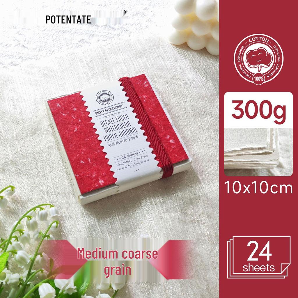 Verdicktes Studenten-Aquarell-Journal-Set - 300g Leeres quadratisches Kunstpapier