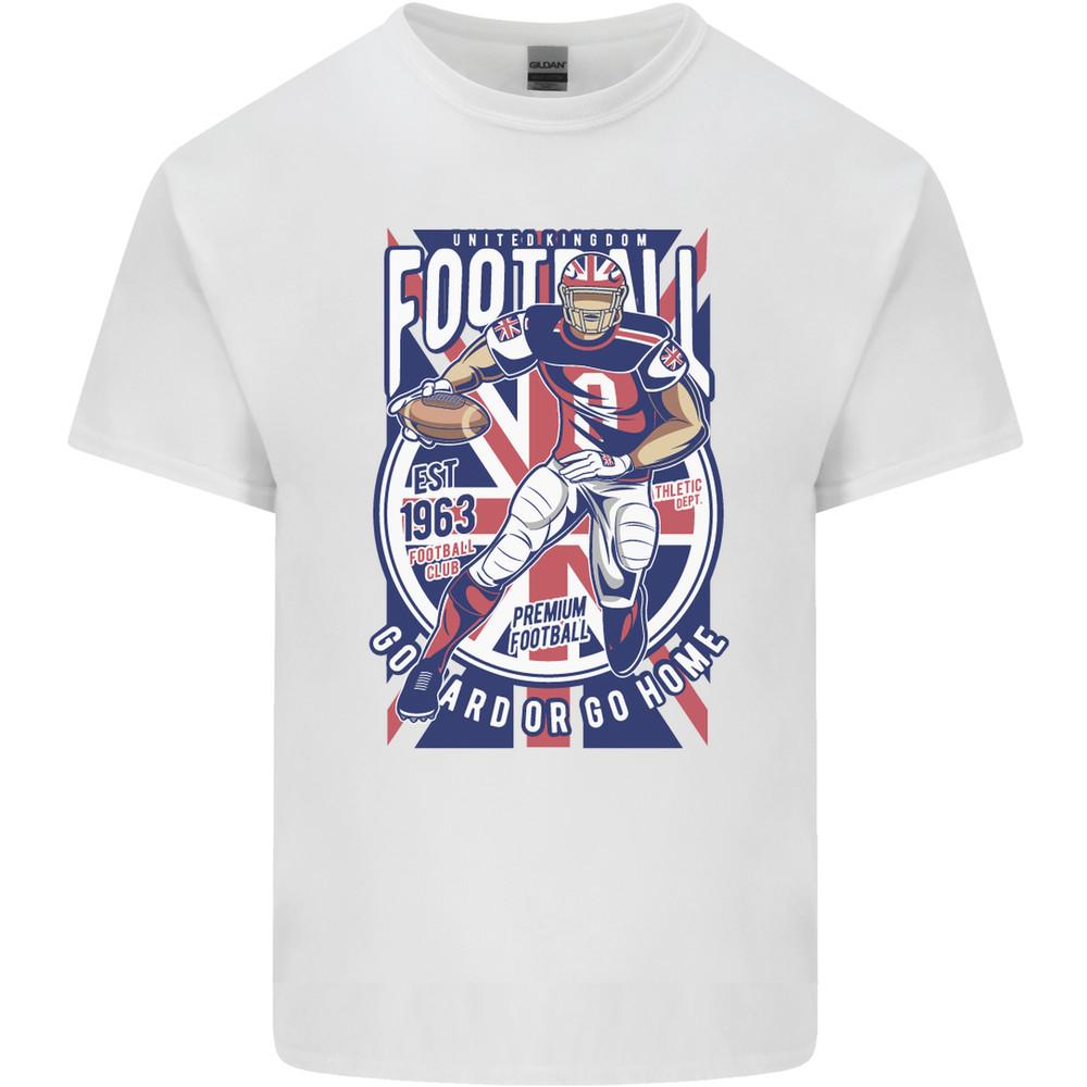 UK American Football Player Mens Light Cotton T-Shirt Unisex T-Shirt