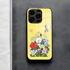 Cute Cartoon B-BT21s Phone Case For IPhone 17 Air 16 E Pro Max 15 14 13 Mini 12 Pro 11 Max Plus Black Glass Cover