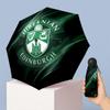Hibernian FC Mini 5-fach Taschenschirm Kompakt Leicht Anti-UV Regen Sonnenschutz Schirm Tragbar Reise-Regenschirm