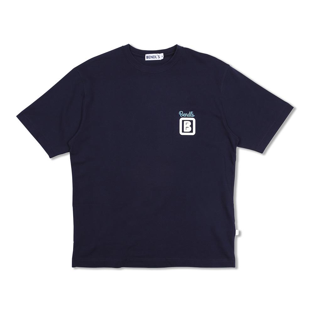 BENDLS Sticker T-Shirt Half - Navy