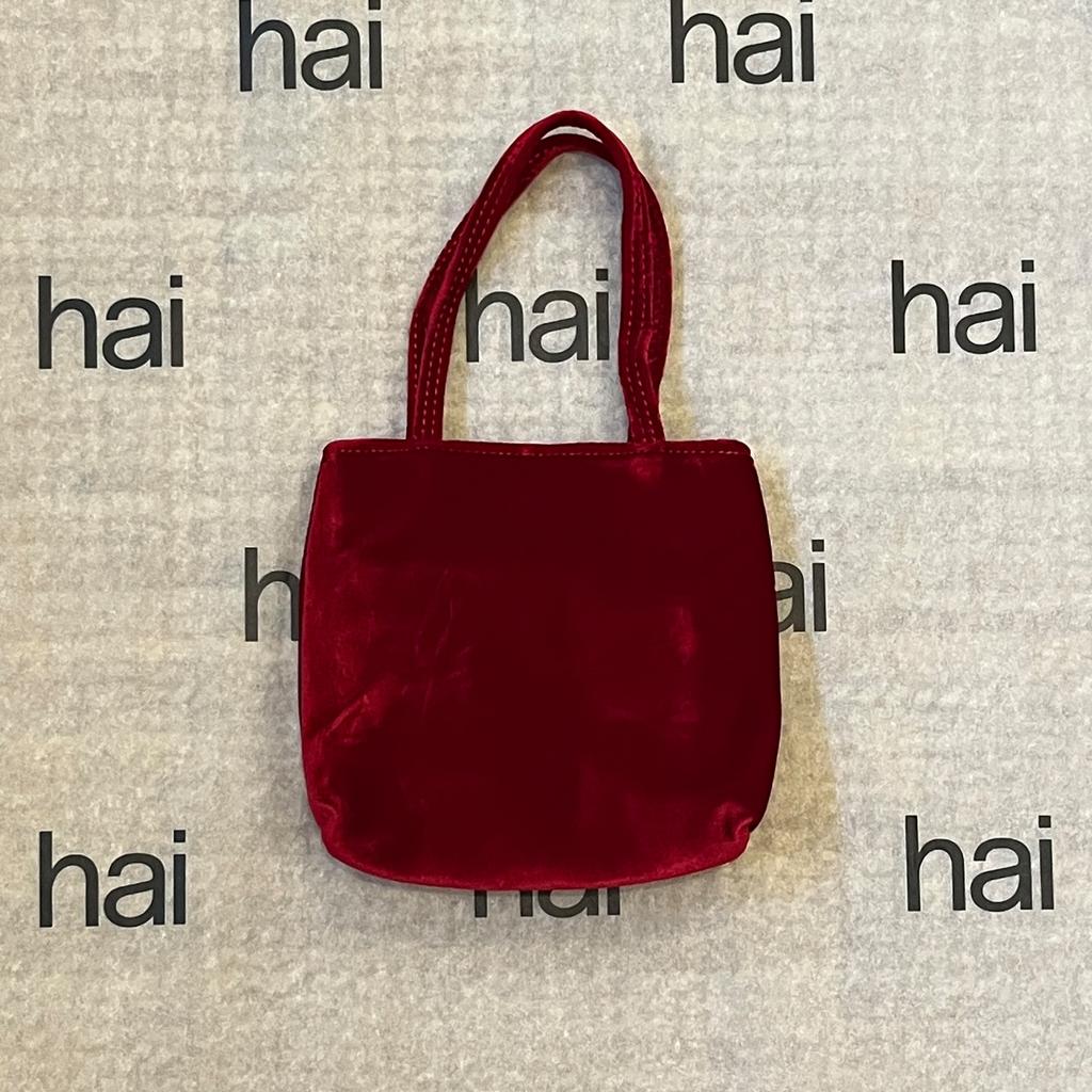Hai Little Velvet Bag Red