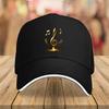 Music Lover Gift Woven Fabric1pc Music Note  Treble Clef Baseball Cap  Adjustable Snapback Lightweight Outdoor Sports Hat