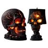 Skull Desk Lamp Gothic Magma Skull Lamp Spooky LED Human Skull Desk