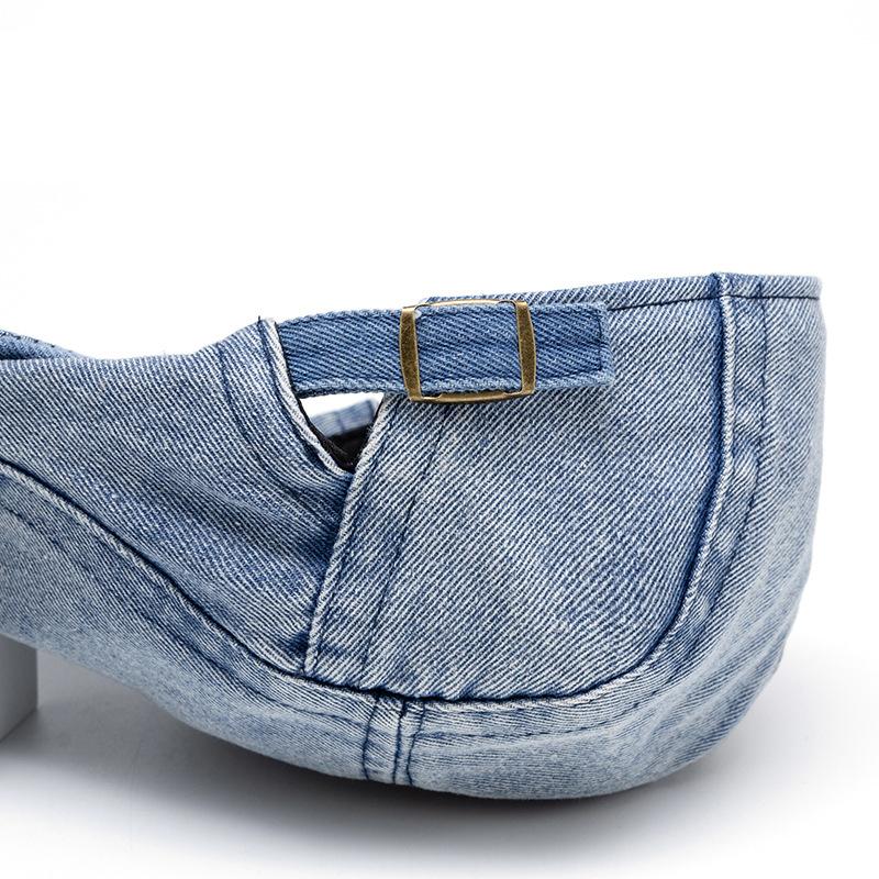 Șapcă Denim Bărbați Șapcă Primăvară Vară Femei Beretă Șapcă Britanică Newsboy