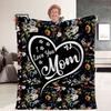 Gift for Mom, Flannel Blanket, Soft And Comfortable Warm Blanket for Bed