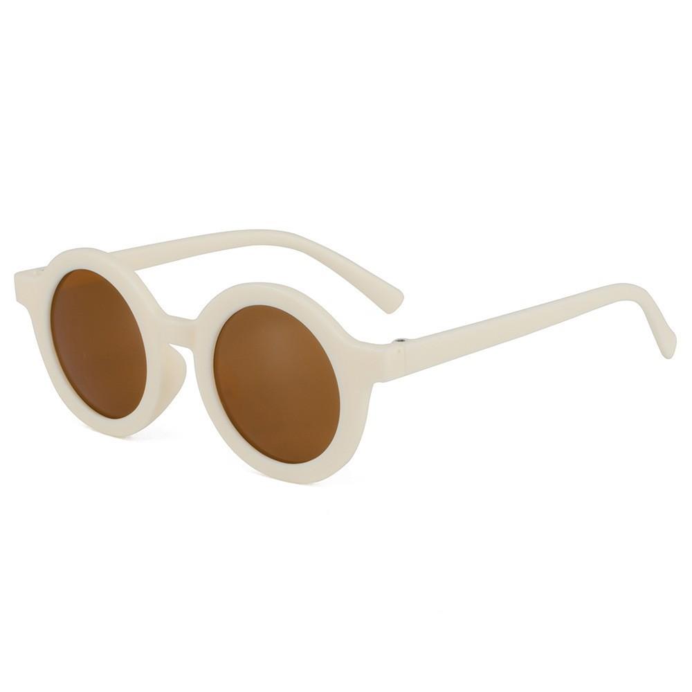 Kids Children's Sunglasses Inset Style Round Frame 1-7 Year Old Baby Sunglasses Sun Shading Sun Protection  Eyewear Accessories
