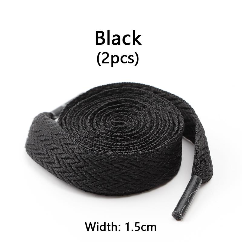 Flat Shoelaces for Sneakers Wavy Bread Shoe Laces Luxury Brand Shoelace Width 1.5cm/2cm/3cm Trend Shoe Lace Rope Shoes Strings