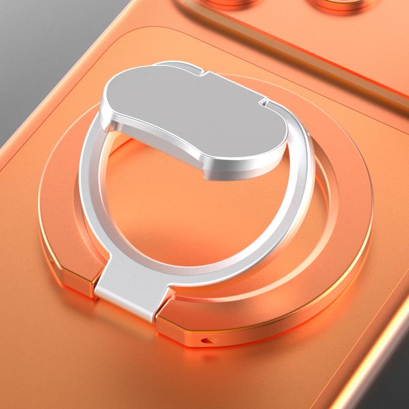 Double Ring Magnetic Phone Stand and Holder: Multi-functional, Portable, Strong Suction, Trendy Design