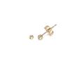 Basis Ronde Bal 2mm 14k Gouden Oorbellen LPFL3A02G