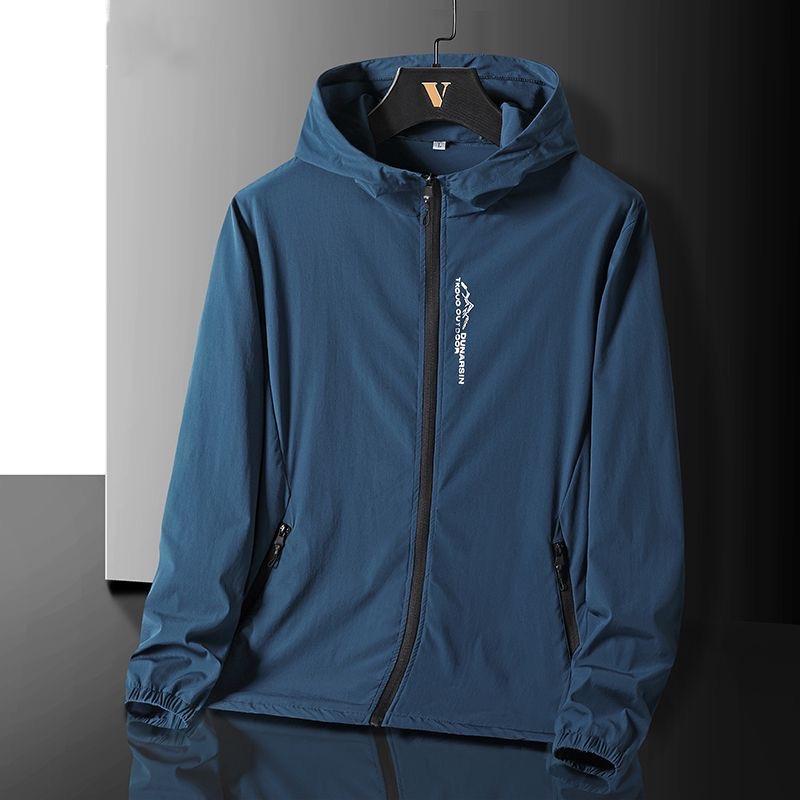 Men's Breathable Summer 2024 Thin Sun Protection Outdoor Sports Windbreaker