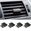 4pcs Black Car Accessories Air Conditioning Vent Louvre Blade Adjust Slice Clips