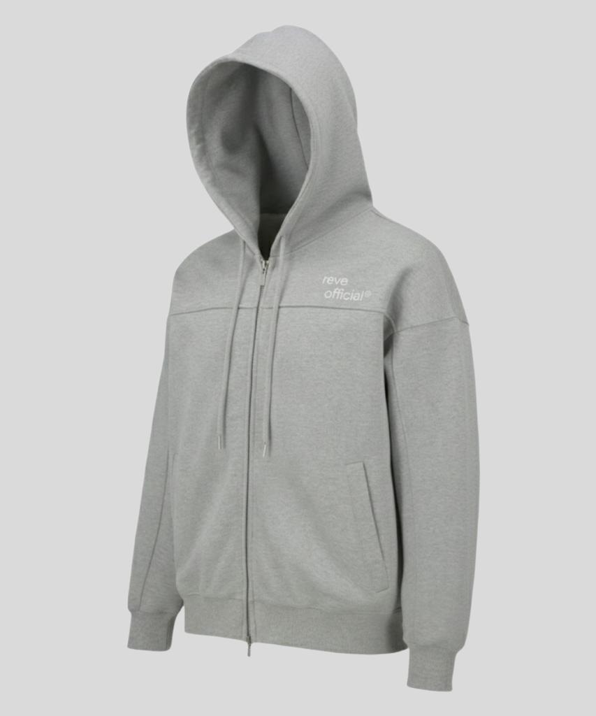 Reve Signature Oversized Zip-Up Hoodie / 2 Colors