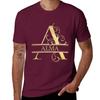 Alma Name - Monogram Letter A The Name Alma Gift For Alma T-Shirt anime clothes sublime plain mens funny t shirts
