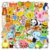 50 Cute Animal Stickers Cute Children's Graffiti Stickers Cup Notebook Helmet Refrigerator Electric Car Stickers