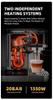 Cafelffe Fully Automatic Espresso Machines Automatic Milk Froth Ground Coffee Stainless Steels Cappuccino Maker Cafeteria 20Bar