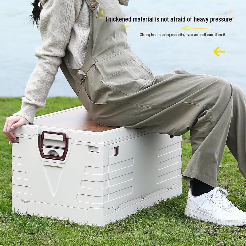 Car Trunk Storage Box - Versatile Organizer for Car Supplies and Outdoor Use